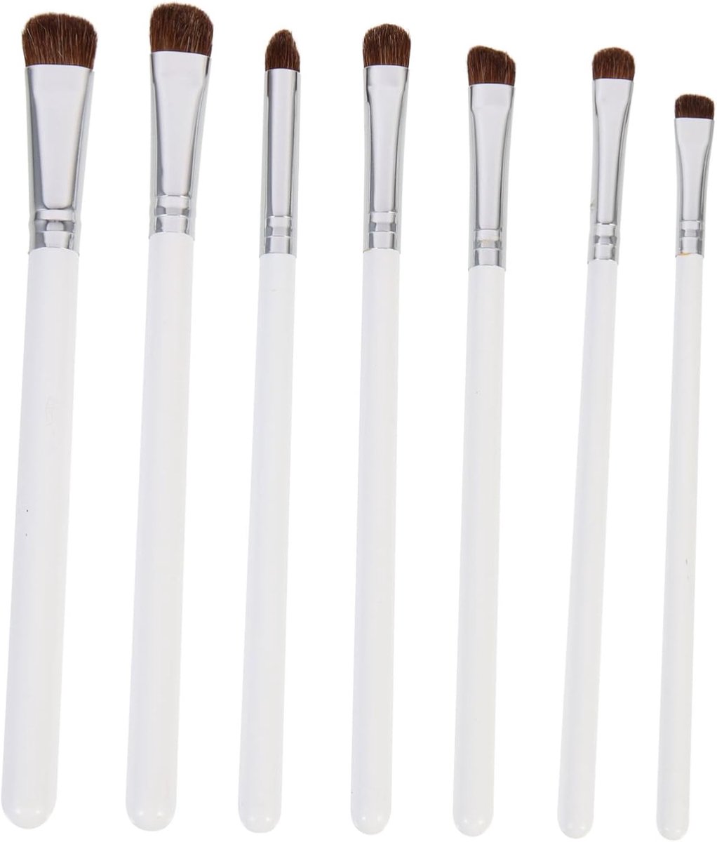 7 Stuks oogschaduw penseel set borstel voor make-up masker oog blending kwast kam make up kwasten makeup brush oogschaduwborstel voor meisjes make-up oogschaduw aluminium buis