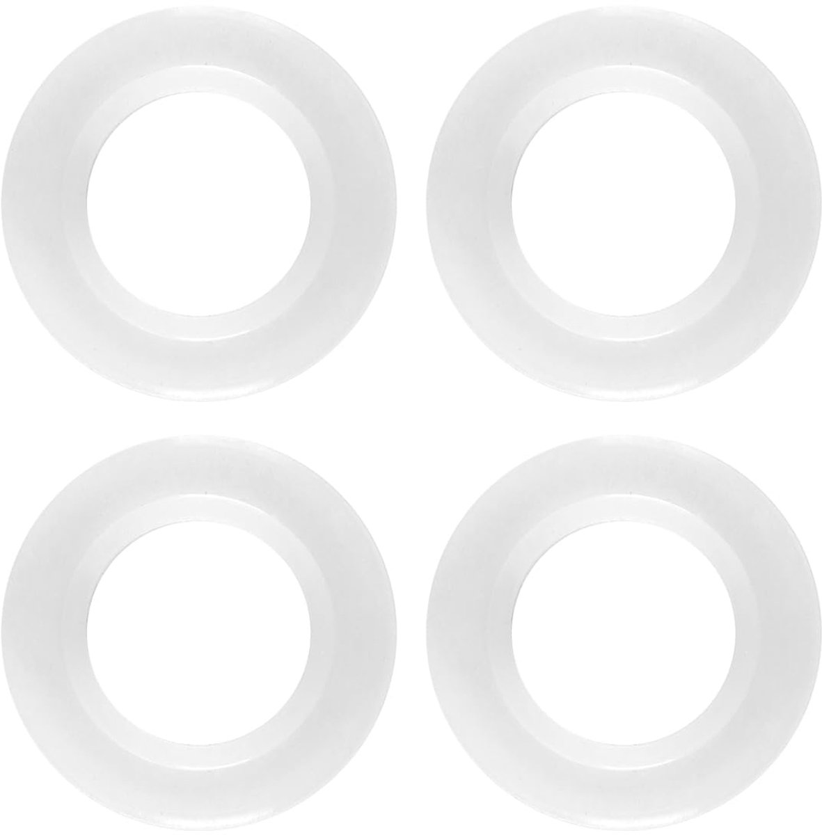4 stuks O-ring lipafdichting 35 mm, gootsteenafvoerafdichting, voor badkamergootsteen, wastafelafvoerplug, pop-up afvoerklep (binnendiameter 20 mm)