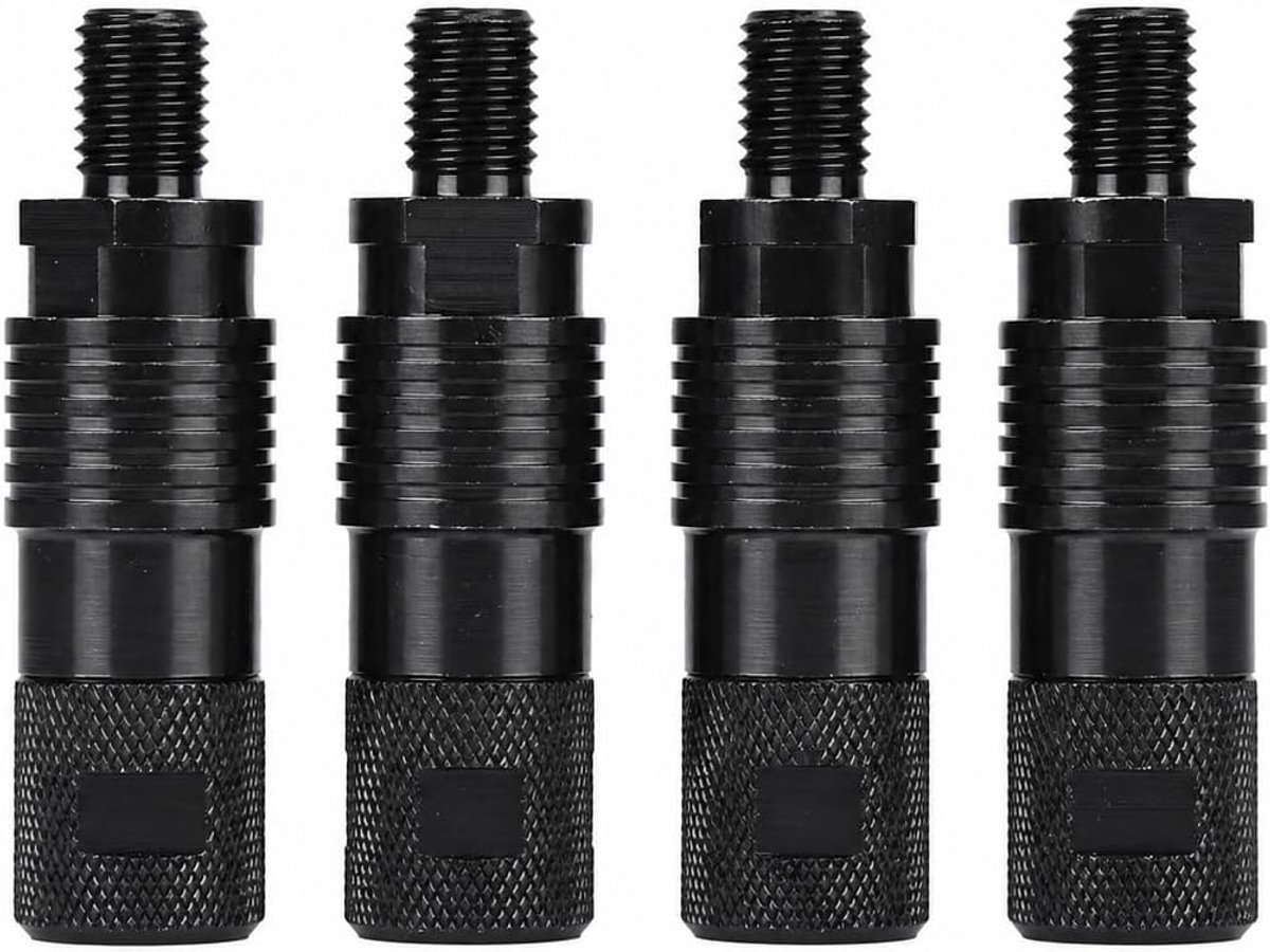 Karpervisalarm 4 Stuks - Snelle Koppeling - Eenvoudig in Gebruik - Aansluitadapter voor Hengelsport