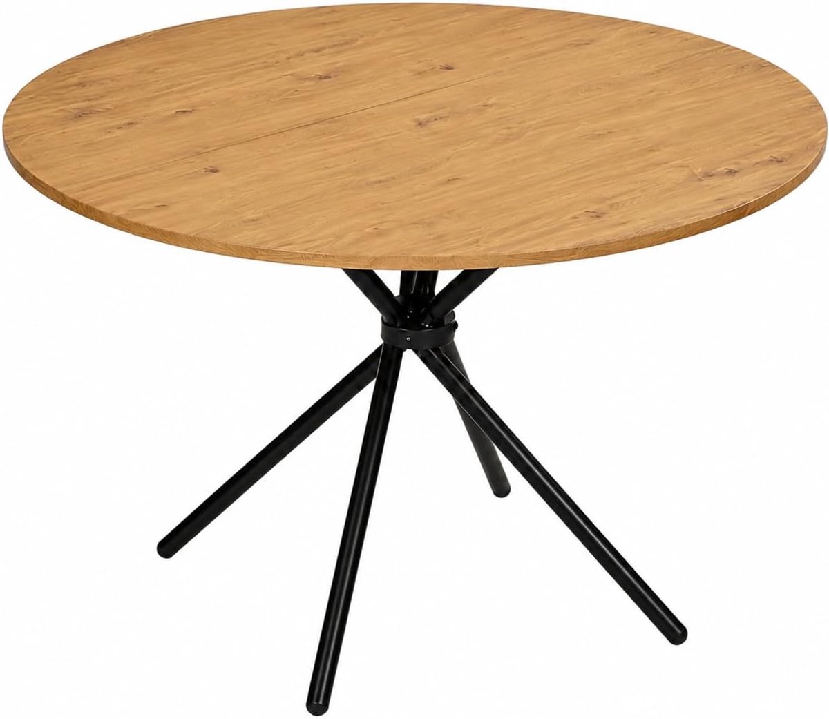 Eettafel 100 cm Eikenlook Keukentafel voor 2 tot 4 Personen