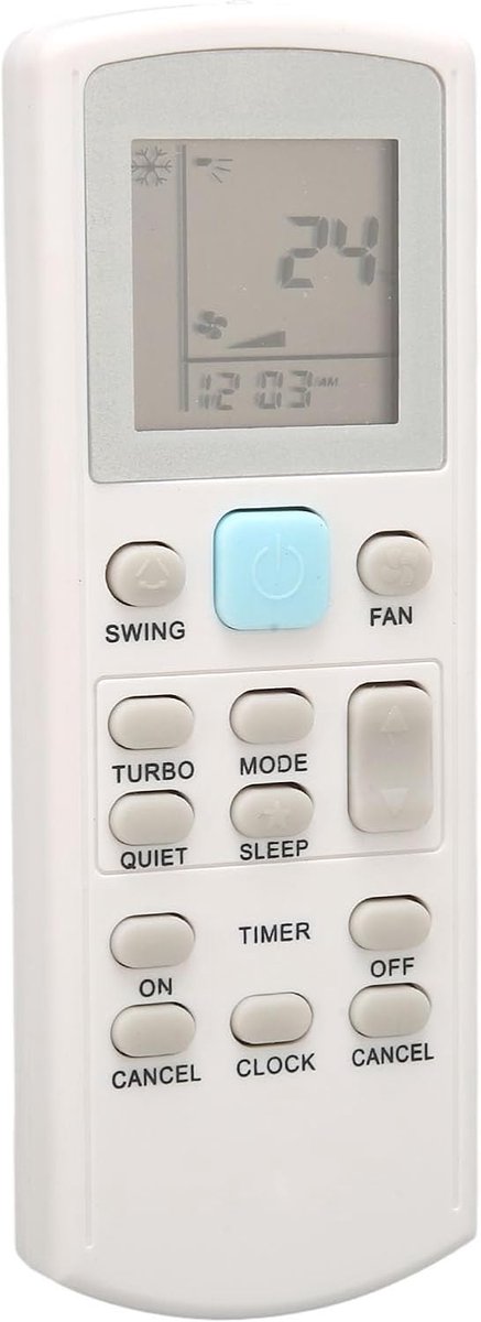 Airconditioner afstandsbediening - vervangend - voor DAIKIN ACSON - model ECGS02 - wit