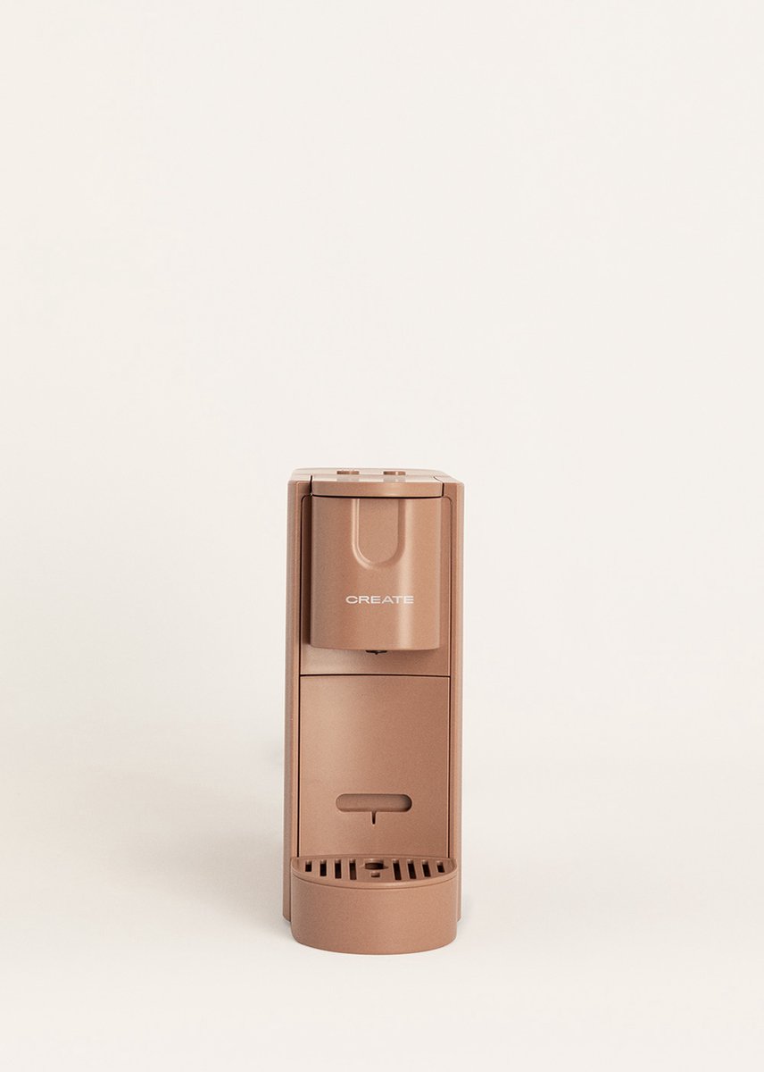 CREATE - Nespresso-capsule-espressomachine (20 bar) met opvangbak - Mokka - THERA EASY