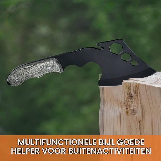 Kampbijl voor Overleving en Recreatie - Ideaal voor Kamperen, Jagen, Wandelen en Tuinieren — afbeelding 4
