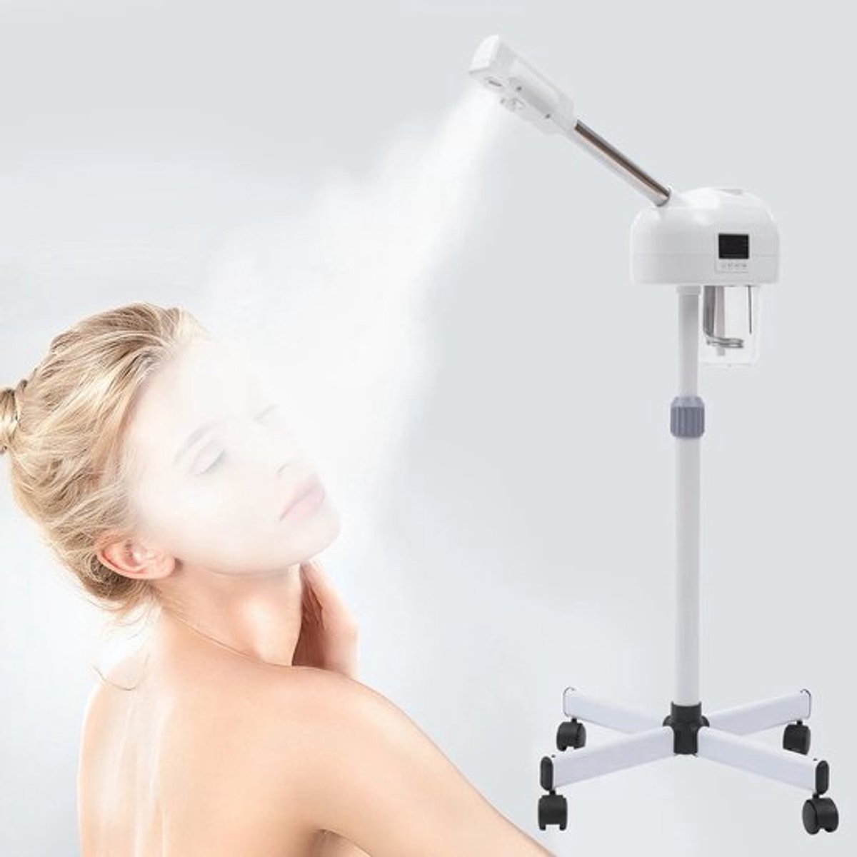 Gezichtsstomer Nano-Ion Ivoor - 750 W Vermogen - 600 ml Inhoud - Plastic - Voor Thuis En Salon