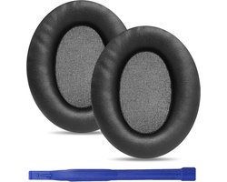 Oorkussens Eiwit Lederen Oorkussens voor Cloud II/Cloud III/Cloud Flight/CloudX/Cloud/Cloud Alpha/Cloud Core/Mix Headsets Oorschelpen Onderdelen (zwart)