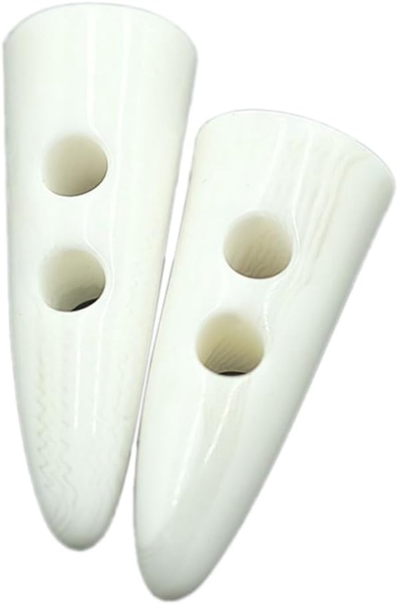 Knopen 2 gaten, knopen voor het naaien en knutselen van decoraties, wigknopen hoorn knop voor doe-het-zelf breien naaien trui kleding mantels jas hemd cadeau