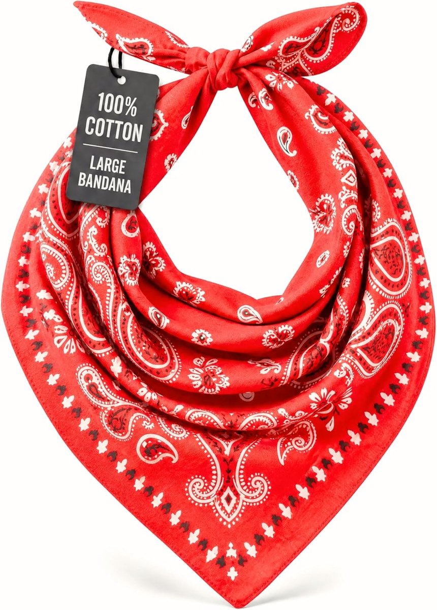 Bandana - Katoenen Paisley Halsdoek voor Dames en Heren