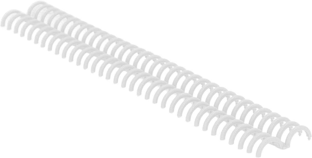 10 Stuks Plastic Binding Combs 15mm 34 Gaten Zwart voor Notitieboek en Scrapbook met 120 Bladcapaciteit