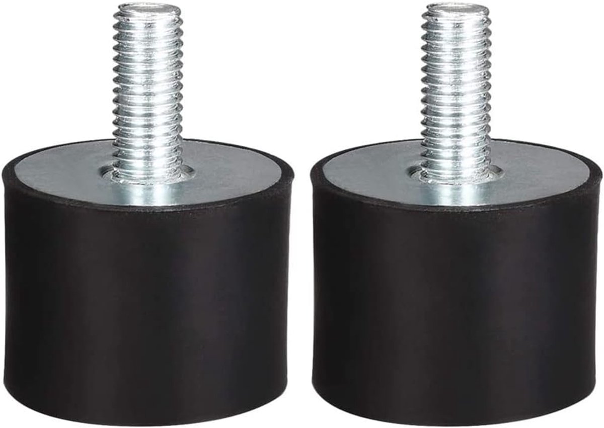 4 stuks rubberen schokbevestigingen set, anti-vibratie mount AC unit rubber schokdemper bevestigingen set met noppen M6 anti vibratie geluidsblok voor auto boot (VD30*20 M8*23)