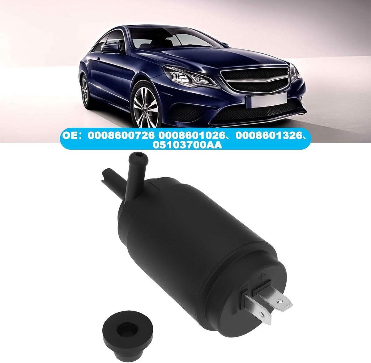Ruitensproeierpomp 0008600726 05103700AA Compatibel met Mercedes Benz Compatibel met Volkswagen