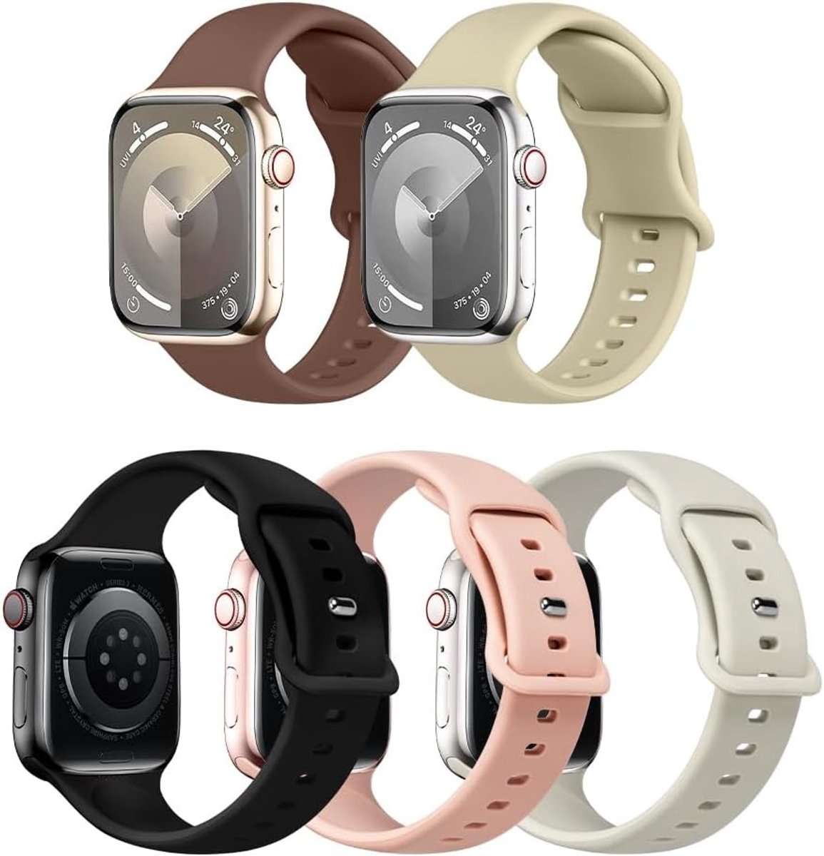 Verstelbare Nylon Sportband voor Apple Watch SE en Series 10/9/8/7/6/5/4/3 - Elastische Loop Straps voor Comfort en Stijl