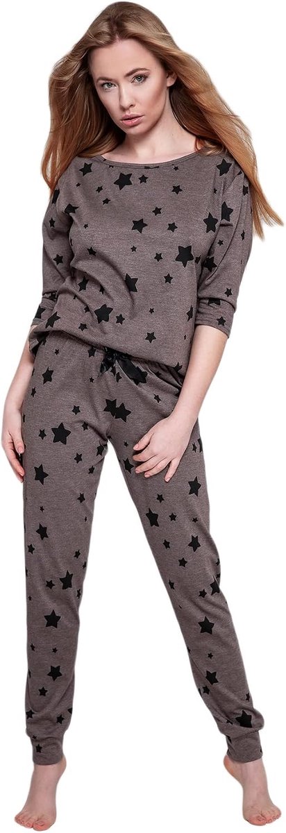SENSIS Pyjama voor dames, zacht katoen, gemaakt in de EU.