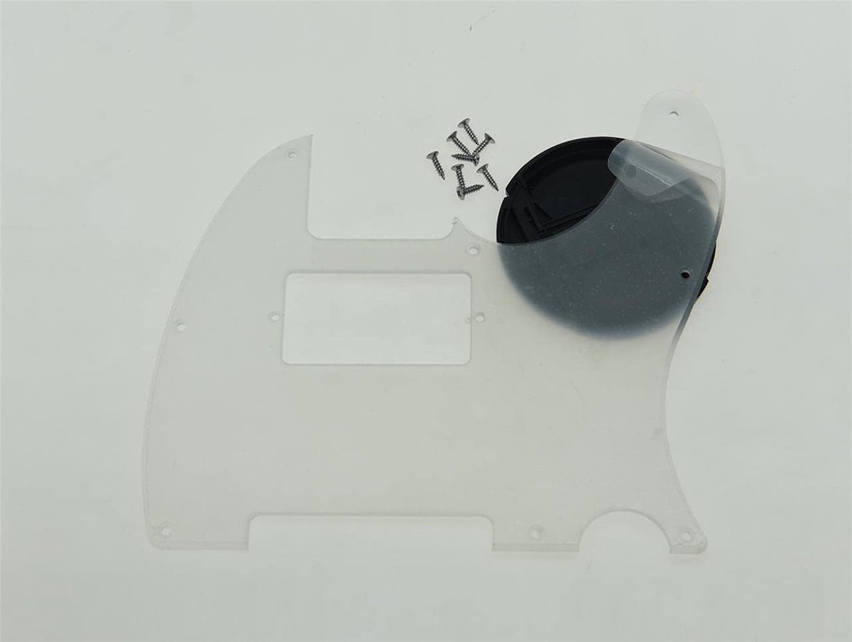 8 Hole Tele Gitaar Humbucker Pick Guard voor USA/Mexicaanse FD Telecaster Clear/Transparant 1 Ply