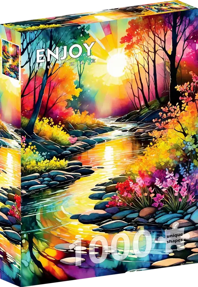 Enjoy Puzzle Spring Stream (1000).