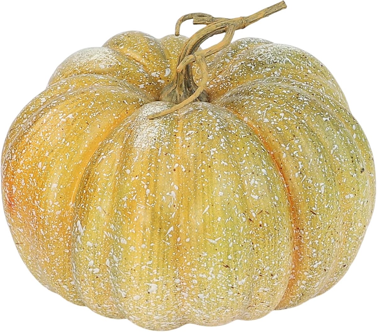 Gradiënt kunstmatige mini-pompoen, schuim neppompoen met steel, rustieke herfstoogst ornament, realistisch decor voor Halloween Thanksgiving tafel thuis schoorsteenmantel