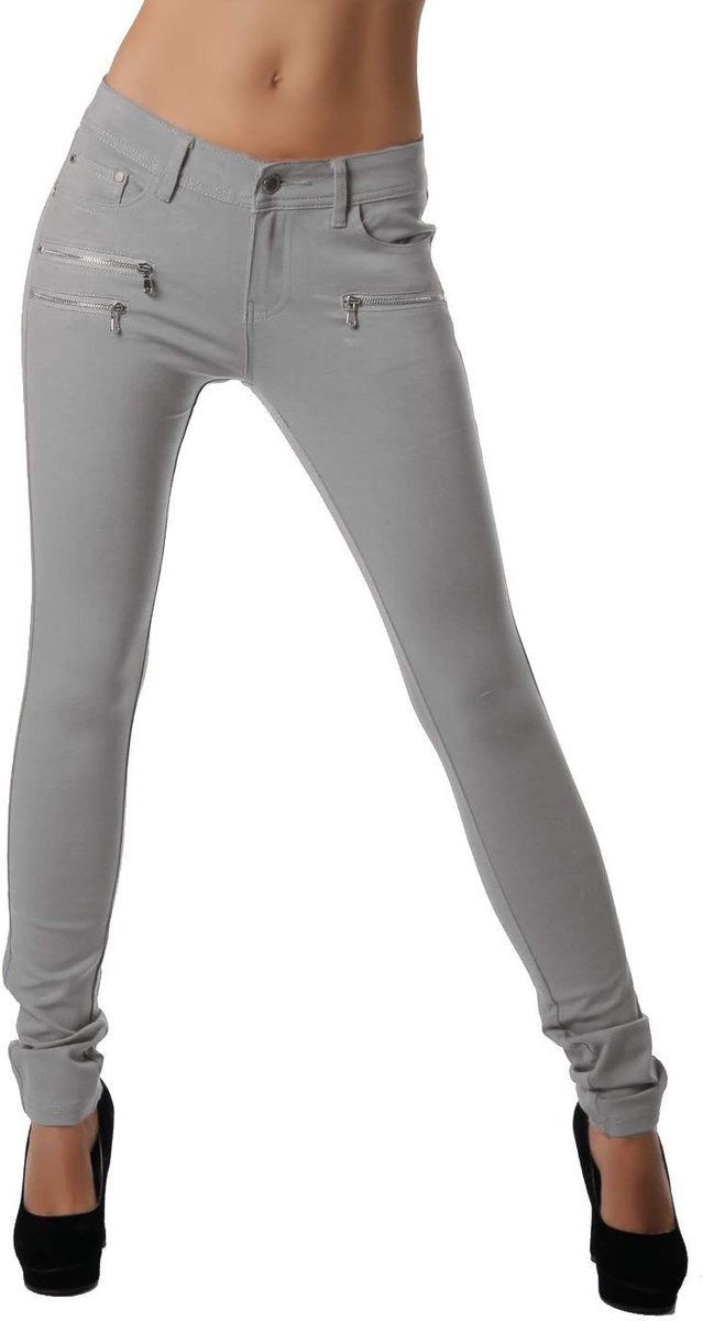 Age Damesbroek Jegging Legging Zipper stijlvol H086