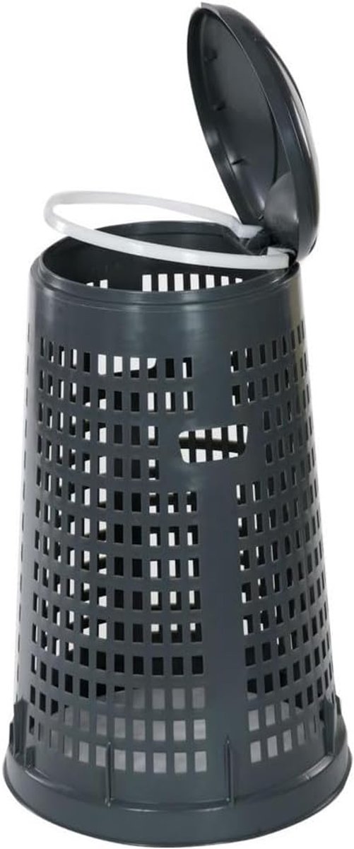 Afvalbak mand grijs