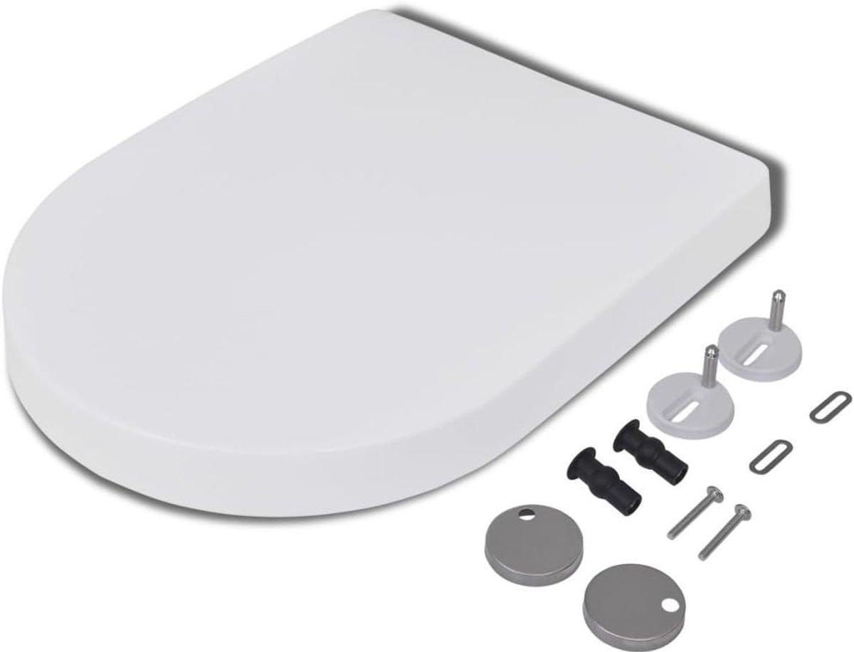 Wc-bril met snelsluiting, vierkant, 46 x 36,5 cm, wc-bril, wc-bril, watertafel