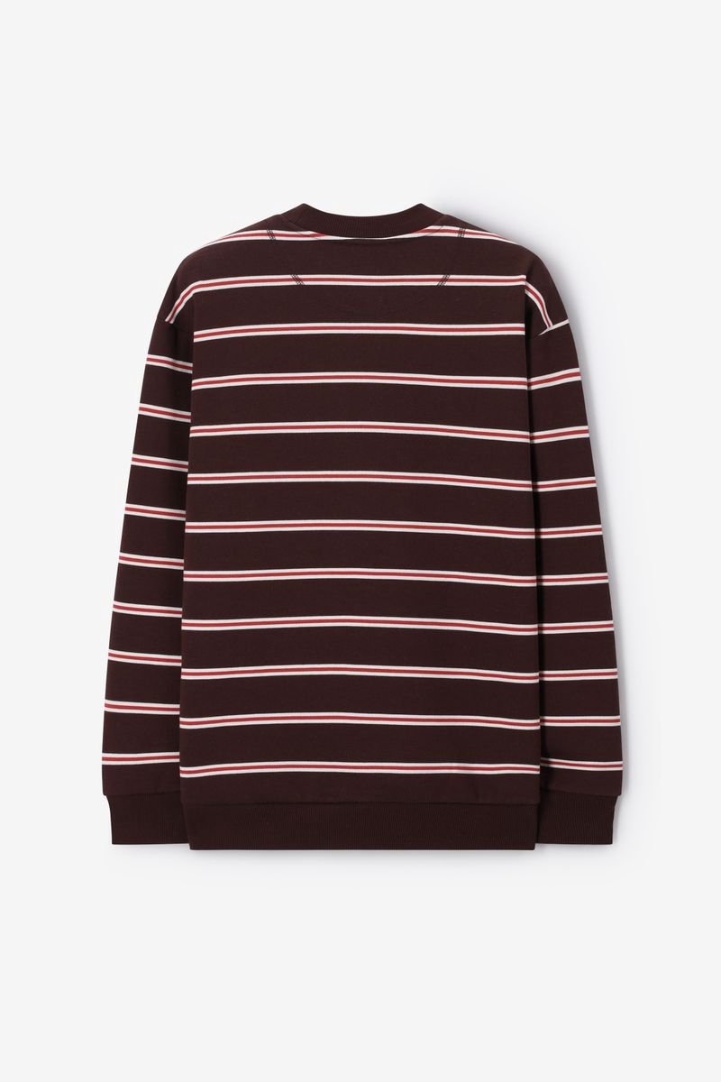 Sissy-Boy - Donkerbruine gestreepte sweater