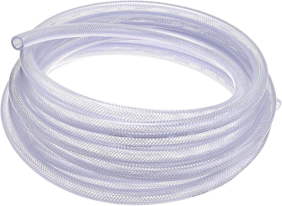 1/2" ID x 3/4" OD pvc-Buis, 25 Voet Hoge druk Gevlechte Duidelijke Flexibele pvc-Buizenstelsel voor Water, Olie, Luchtlijnen het Uitdelen