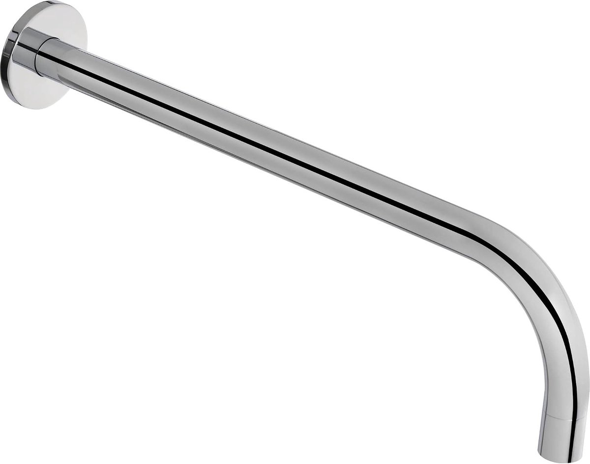 Joy uitloop rond 30cm 1/2 inch chroom