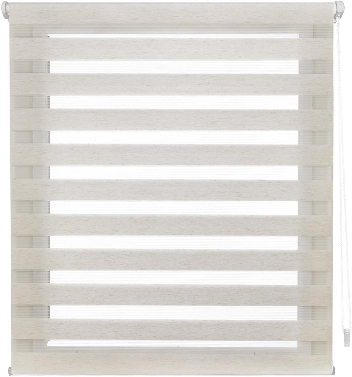 Rolgordijn zonder gereedschap en zonder boren, afmetingen rolgordijn: 70 x 220 cm breedte x lengte/stofmaat rolgordijn: 67 x 215 cm, ecru
