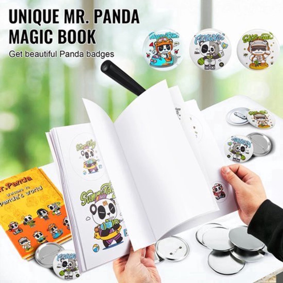 Button Maker - Button Maker Machine - Buttons - Badge Maker - Button Machine - Pin Maker - 32MM - 500st Button Parts