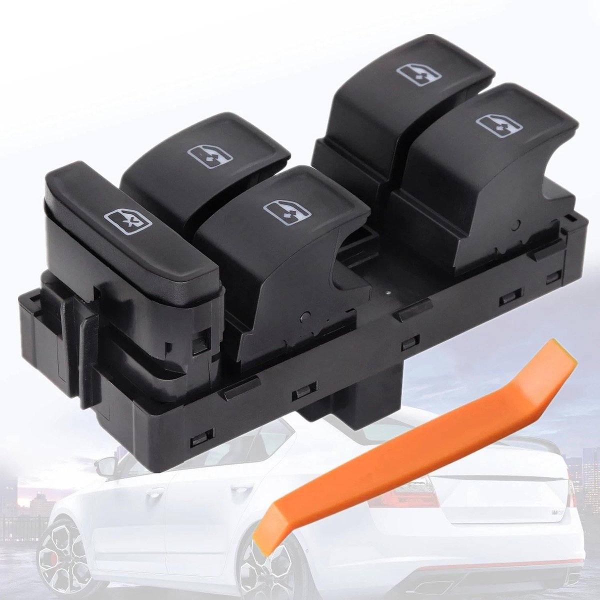 elektrische raamschakelaar Power Master Raamschakelaar Knop voor VW Golf MK7 Passat 2014-2018 Tiguan Skoda Superb Octavia Seat Leon 5G0959857 5G0959857C 5G0959857D 5G0959857B