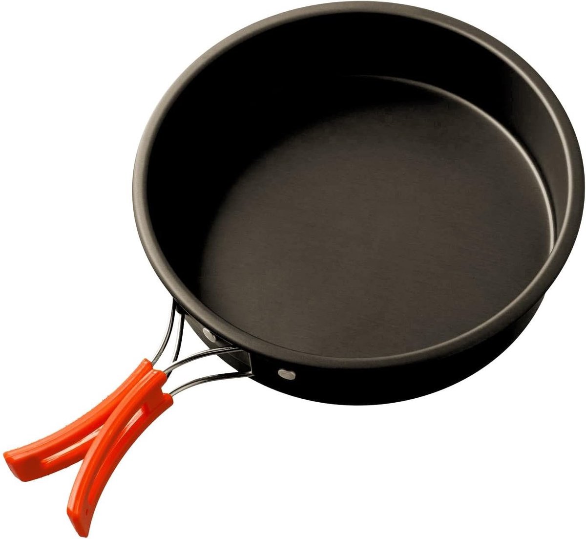 Vouwbare Koekenpan voor Buiten, Antiaanbaklaag, Ideaal voor Kamperen, Picknicken en Wandelen (Klein)