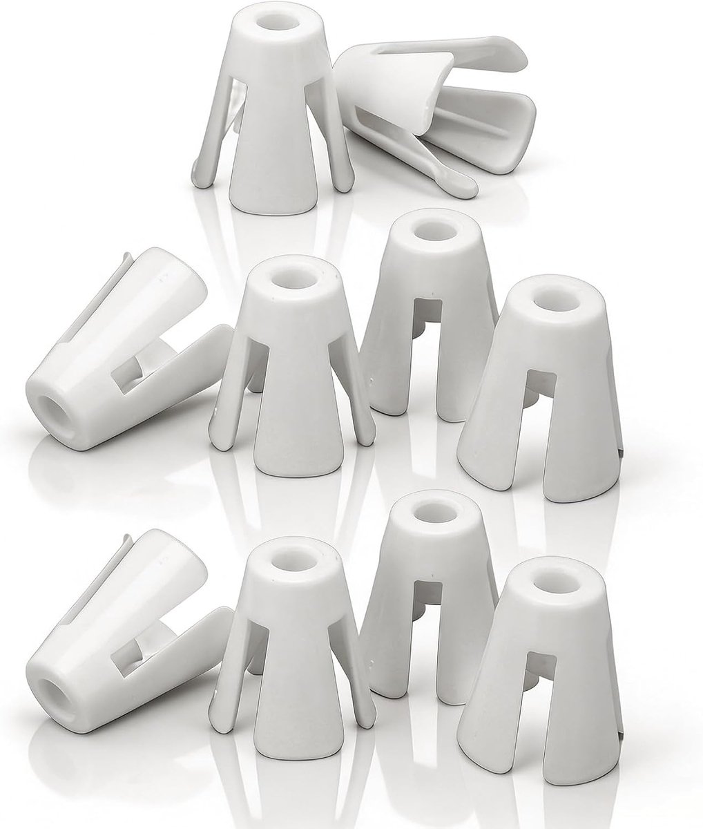 10 Stuks Witte Spoel Klauw Draad Spoel, Klauw Draad Spoel Kegel Houder Naaiaccessoires Kegel Draad Houder Voor Industriële Naaimachine