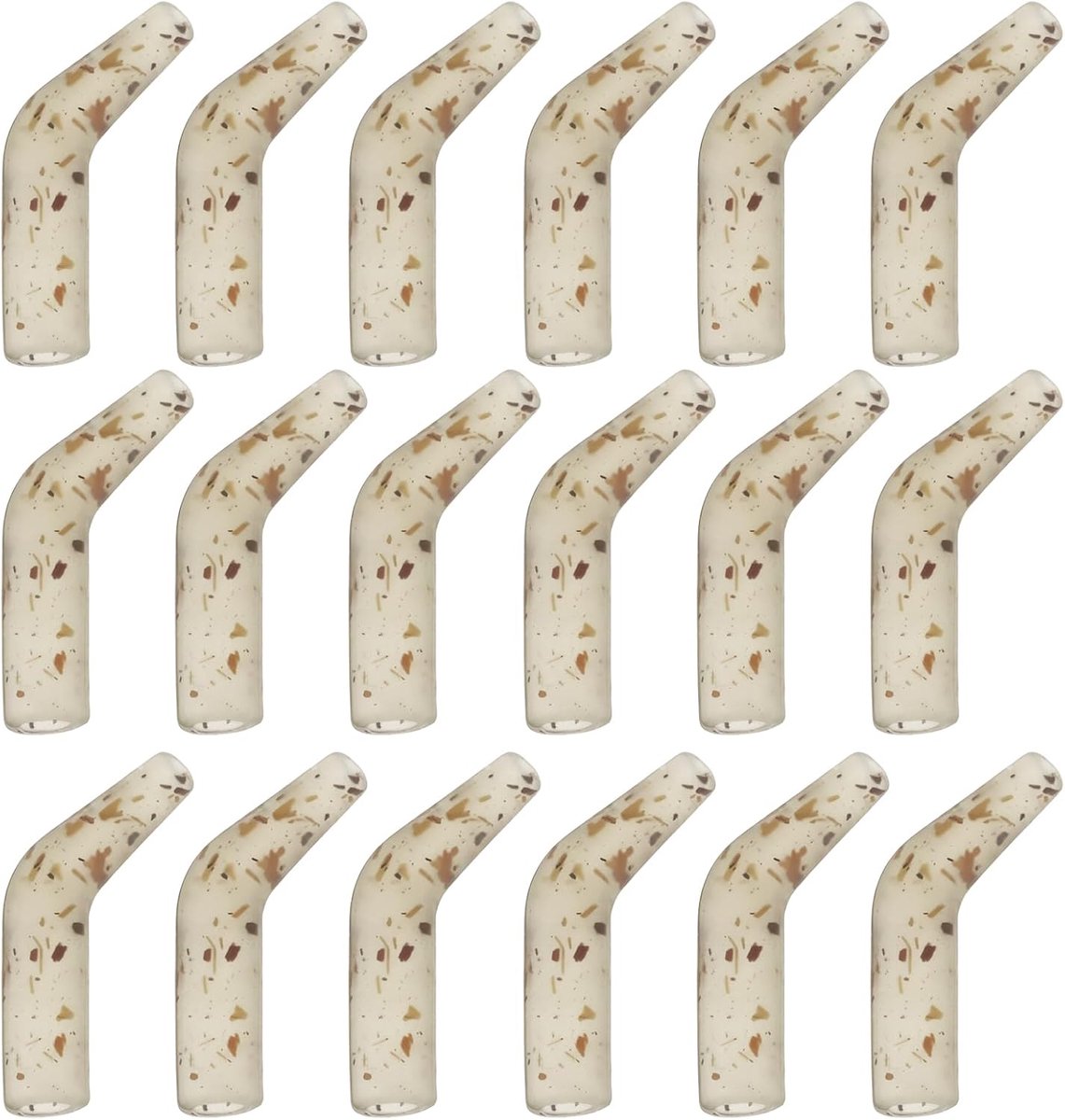 50Pcs Visserij Rig Kickers Groene Camo Voor Karper Visgerei Rigs Aligners