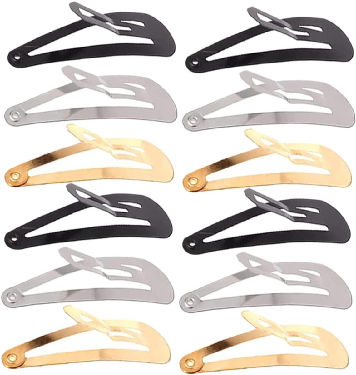60stuks Haarklemmen Kleurige Haarclips Niet-slip Barrettes Voor Vrouwen Duurzame Stalen Haarklemmen Voor Elke Gelegenheid Haartype