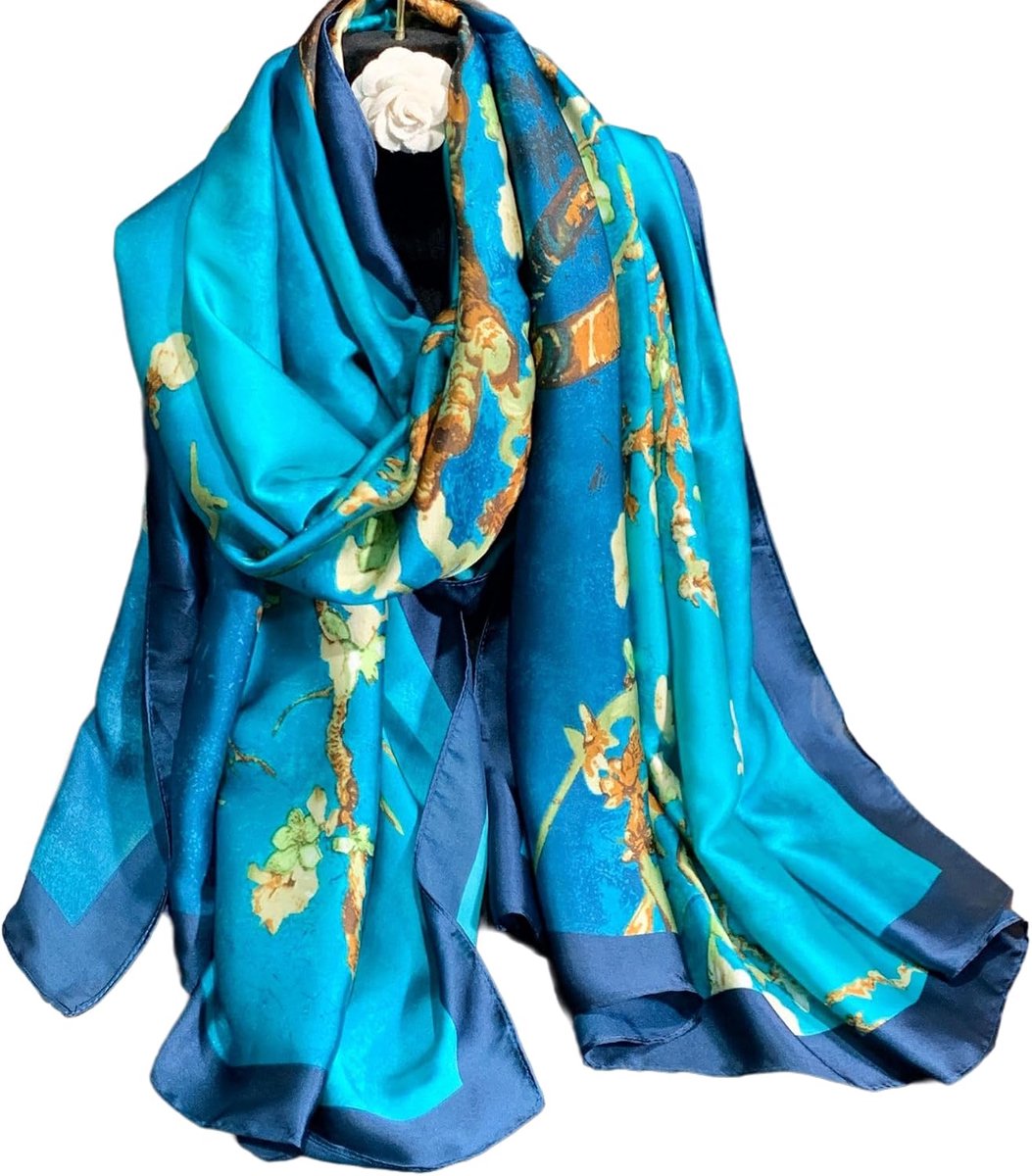 Scarf Women Chiffon Shawl Lotus Scarf Neckerchief Long Head Wrap Thin Scarf Beach Women Hijab Belt Vintage Bridal Shawl Binder Chiffon Scarf Colorful Cloth White Green180*90CM
