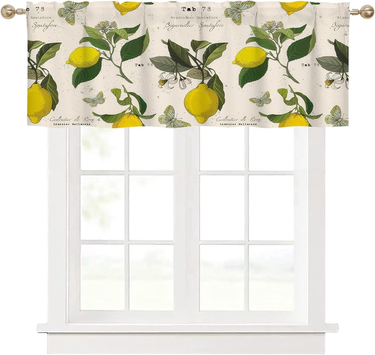 Korte gordijnen voor keuken, bedrukt paneelgordijn, moderne kamerdecoratie, balkondeur