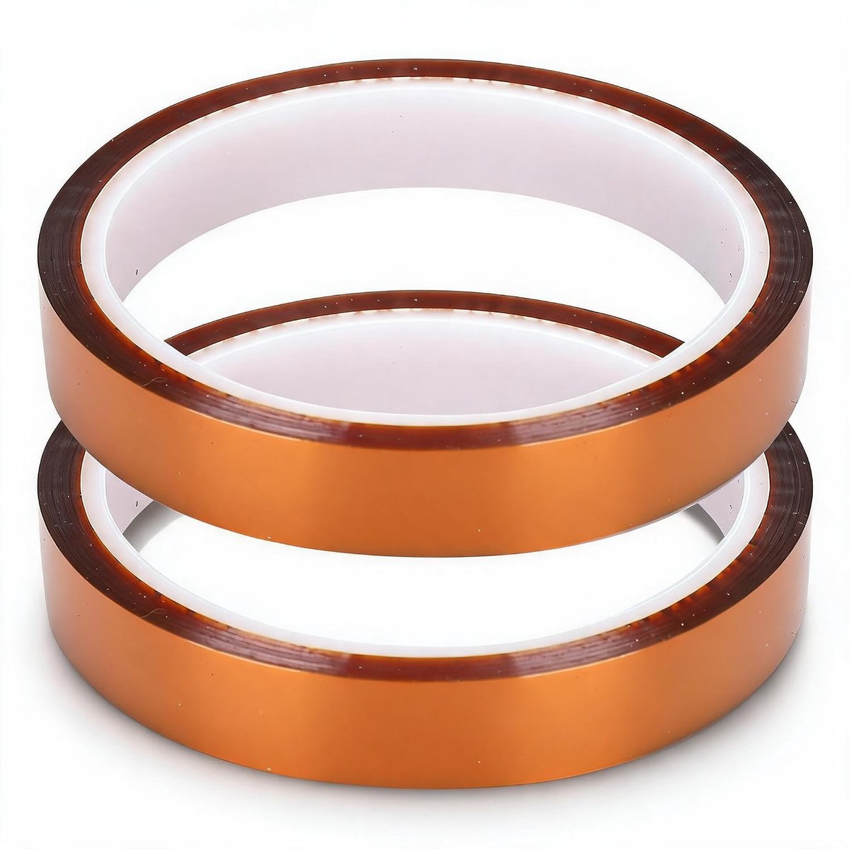 2 Rollen Hoge Temperatuur Tape, Hittebestendige Plakband Polyimide Film, Tot 662 Graden, voor Het Isoleren van Printplaten, Etsen, Autosensoren, Spruitstukken, Enz(15 mm)