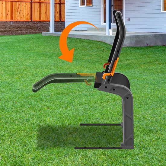 Garage voor robotmaaier, 72 x 56 x 36 cm, zwart — afbeelding 3
