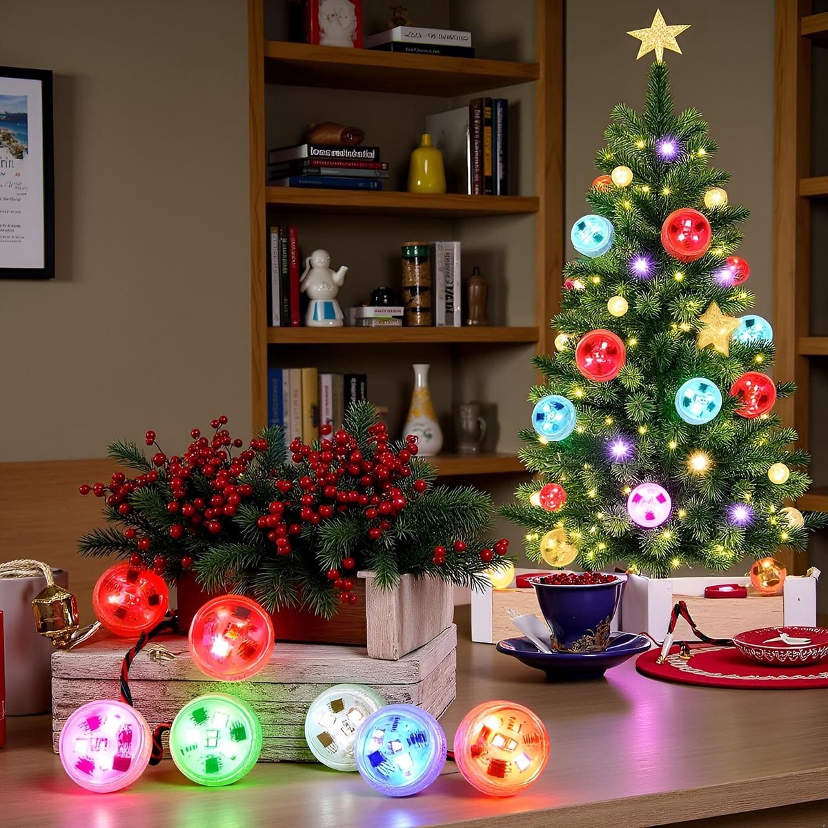 RGB Kerst kaars licht Halloween pompoen batterij licht vlamloze LED ronde CR2450 batterij aangedreven super heldere witte warmwitte led met afstandsbediening (remote lantaarn light)