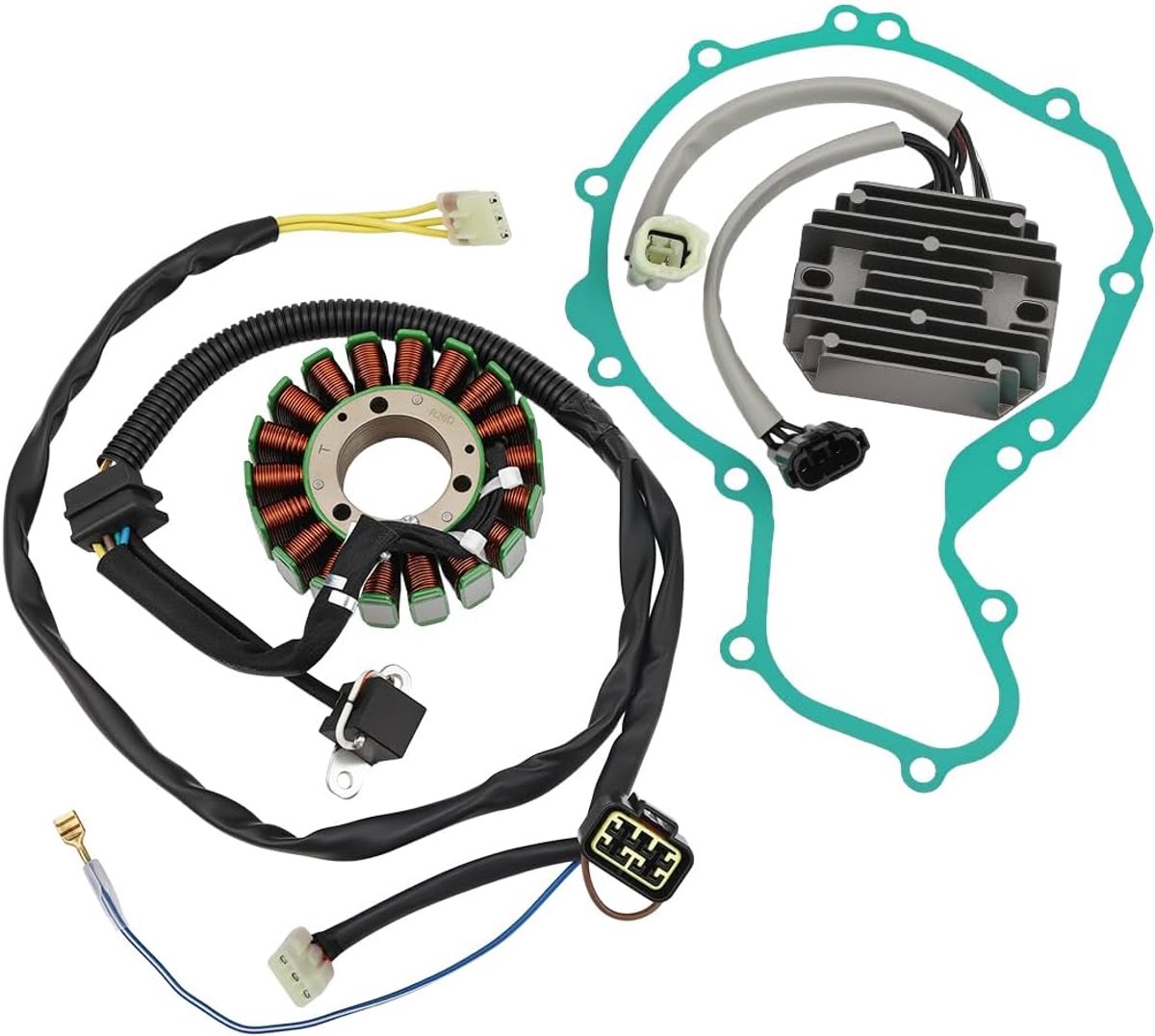 Stator en regelaar gelijkrichter met pakking voor Polaris Predator 500 2003-2004 3088159