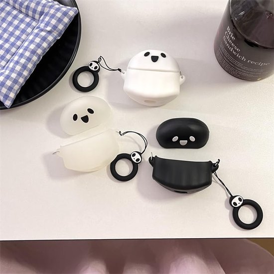 Hoes voor Samsung Galaxy Buds 3/3 Pro | voor Galaxy Buds 3 FE oordopjes (2025) | Siliconen oplaadbeveiliging afdekking | Meerdere stijlen huidontwerp | met reinigingskit en karabijnhaak (WTYL, Cartoon — afbeelding 4