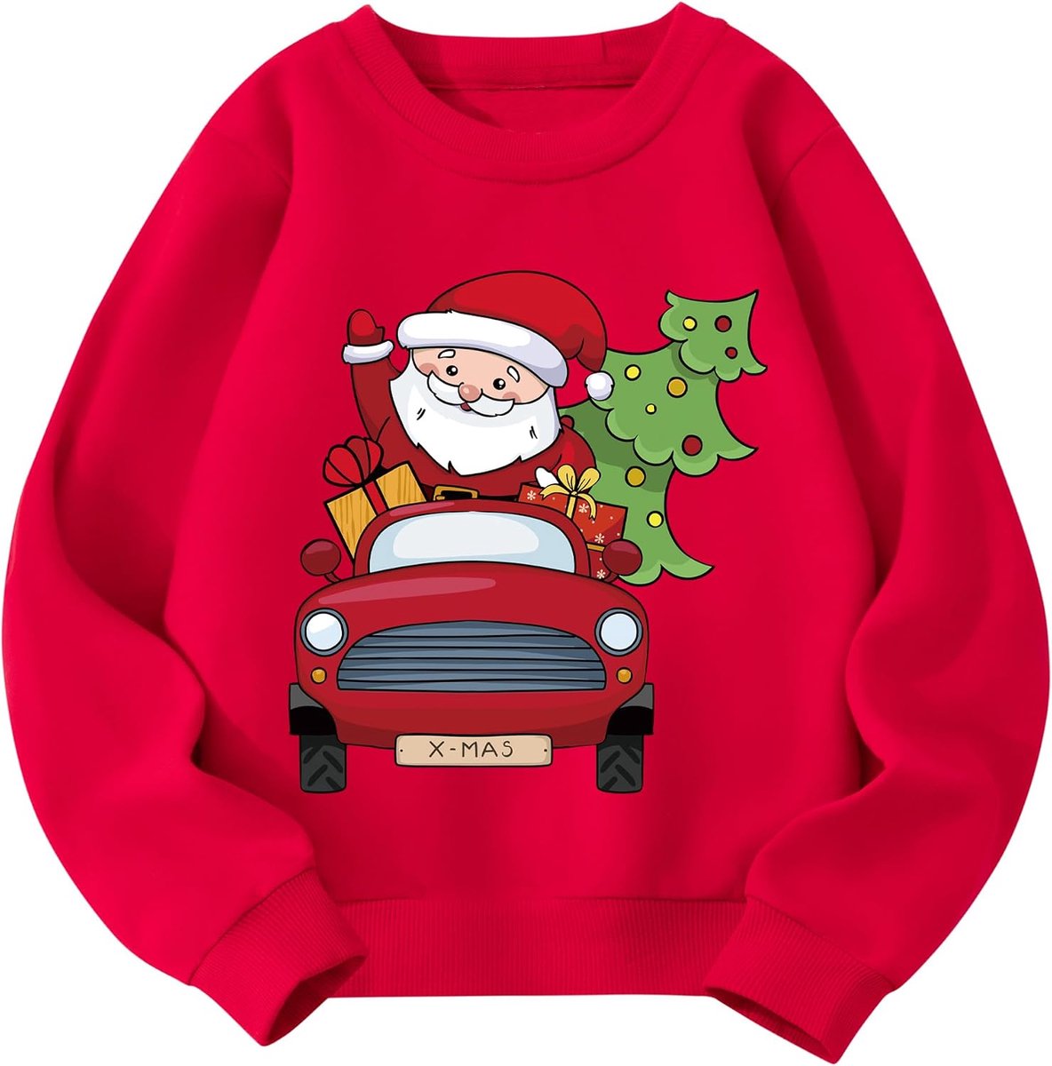 Sweatshirt Jongens en Meisjes Christmas Sweater Kids Katoen Kerst Kleding voor Kinderen Leeftijd 2-7 Jaar