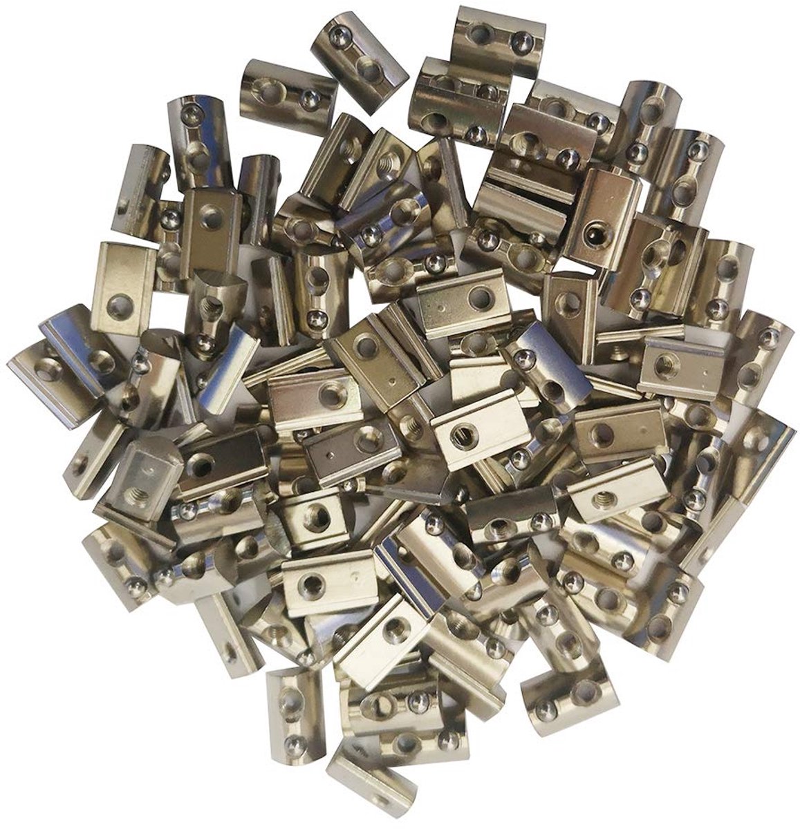 100 stuks M3 veermoeren voor aluminium extrusie 20 x 20 2040 2060