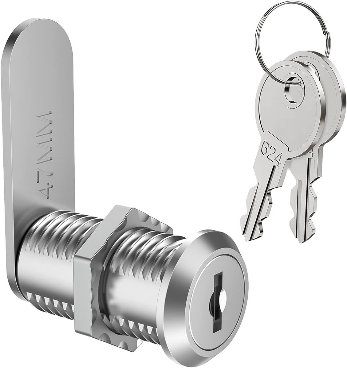 30 mm, kastslot met sleutel, meubelslot, hefboomslot voor brievenbussen, kastdeuren, meubels gebruikt