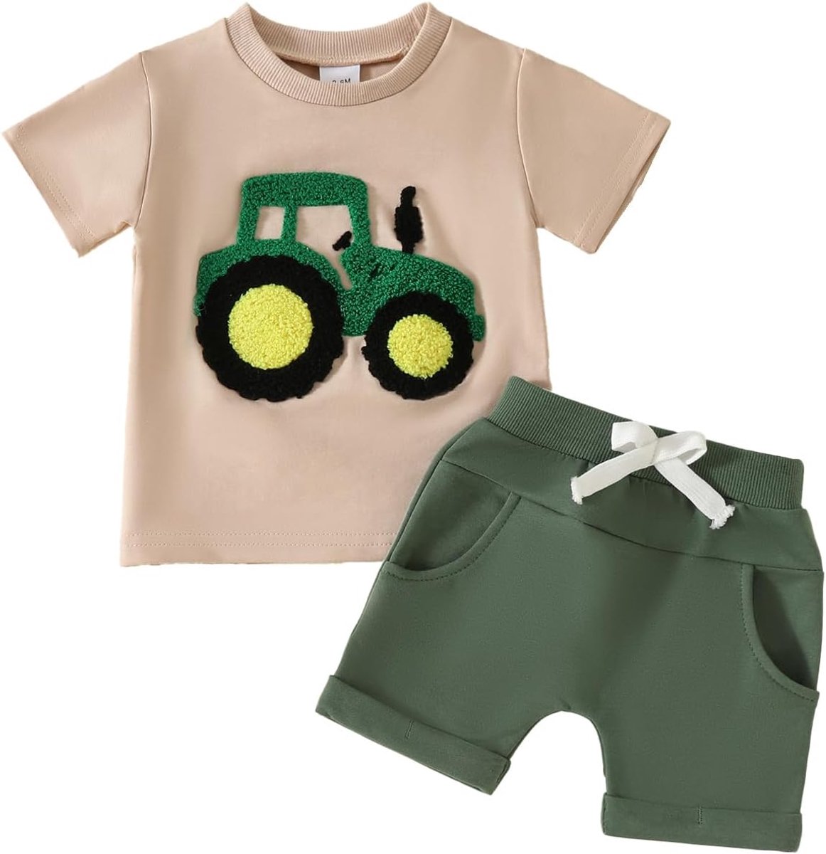 Kledingset voor peuters en jongens, ronde hals, letterprint, T-shirt, tops en shorts, babyjongens, zomeroutfits