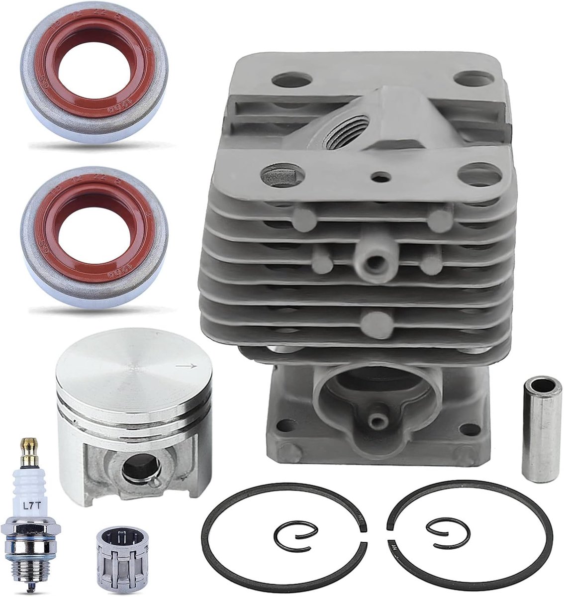 40mm Cilinder Zuiger Kit voor Stihl FS120 FS200 FT250 HT250 FS250 FS250R FS202 Bosmaaier Trimmer Vervangen 4134 020 1214.