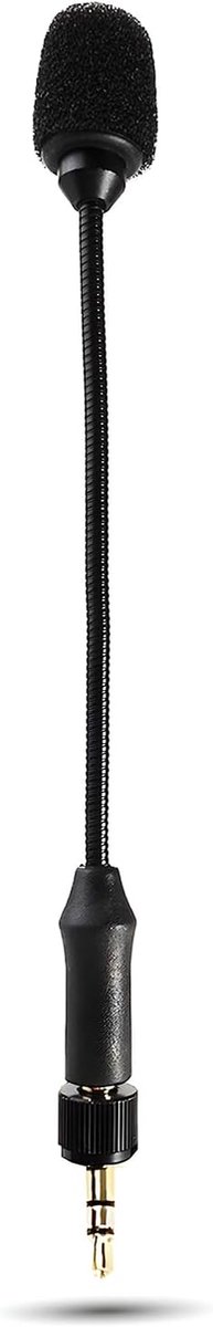 MV-M101 Zwanenhals Omnidirectionele Lavalier Microfoon - Compatibel met DJI Mic/Rode Wireless Go Series draadloze zenders - Revers Mic voor Interviews en Content Creators (TRS 3,5 mm)