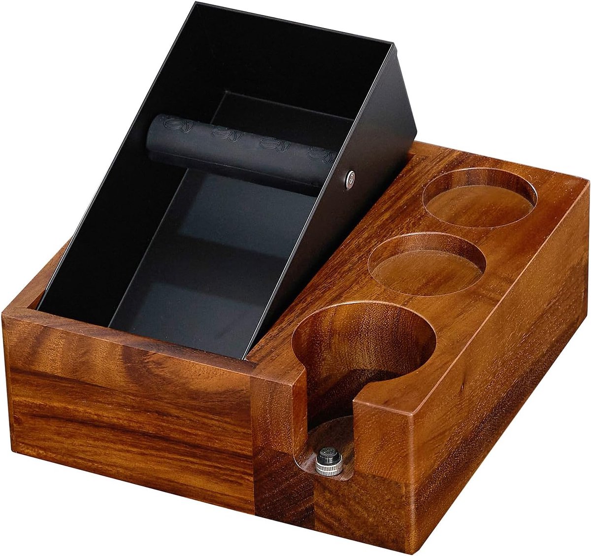 Tamperstation, espresso tamper station, espresso tamperstation en klopbox, espresso tamper station, koffieaccessoires, organizer, met verdeler zeefhouder, puck-zeef-accessoires (58 mm, Pro)