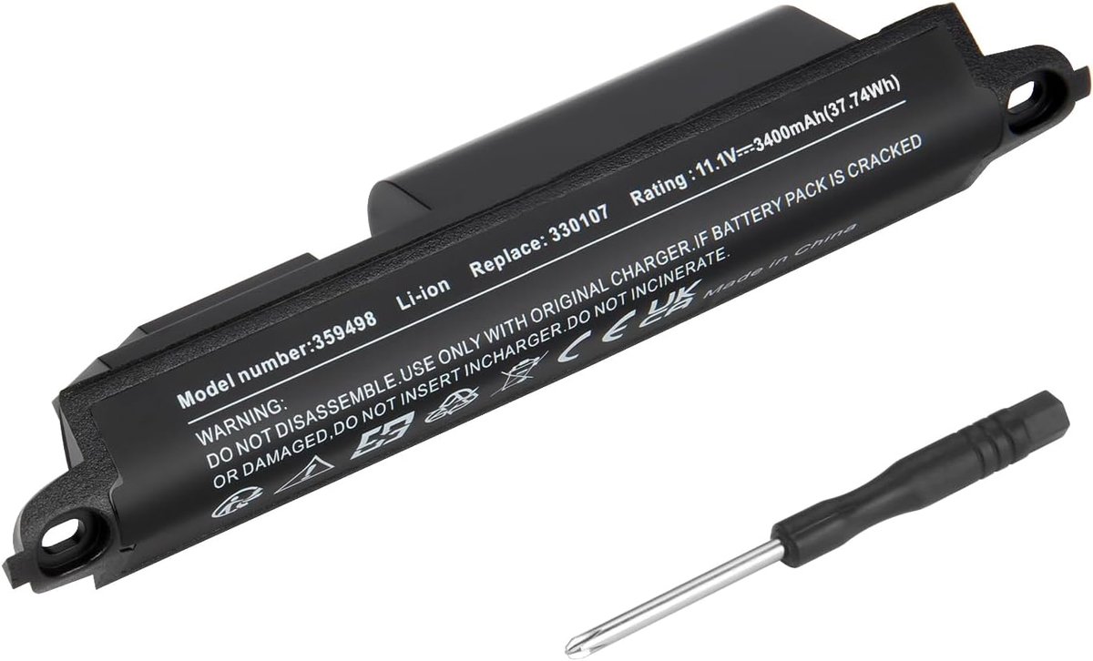 11,1V 3400mAh 359495 accu voor Bose SoundLink III 330107 359498 330107A 359495 330105 330105A reservebatterij voor Bose SoundLink Bluetooth Mobile Speaker II 404600