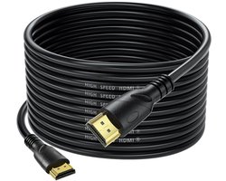 4K HDMI-kabel 12m-Jorenca (HDMI 2.0,18Gbps) Ultra High Speed Vergulde connectoren, Ethernet Audio Return, Video 4K, FullHD1080p 3D Compatibel met Xbox Arc PS3 PS4 PS9 PC HDTV
