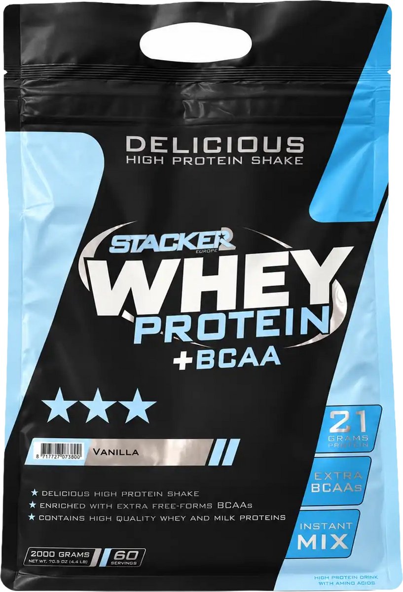 Whey Protein + BCAA - 2000 g - Vanille