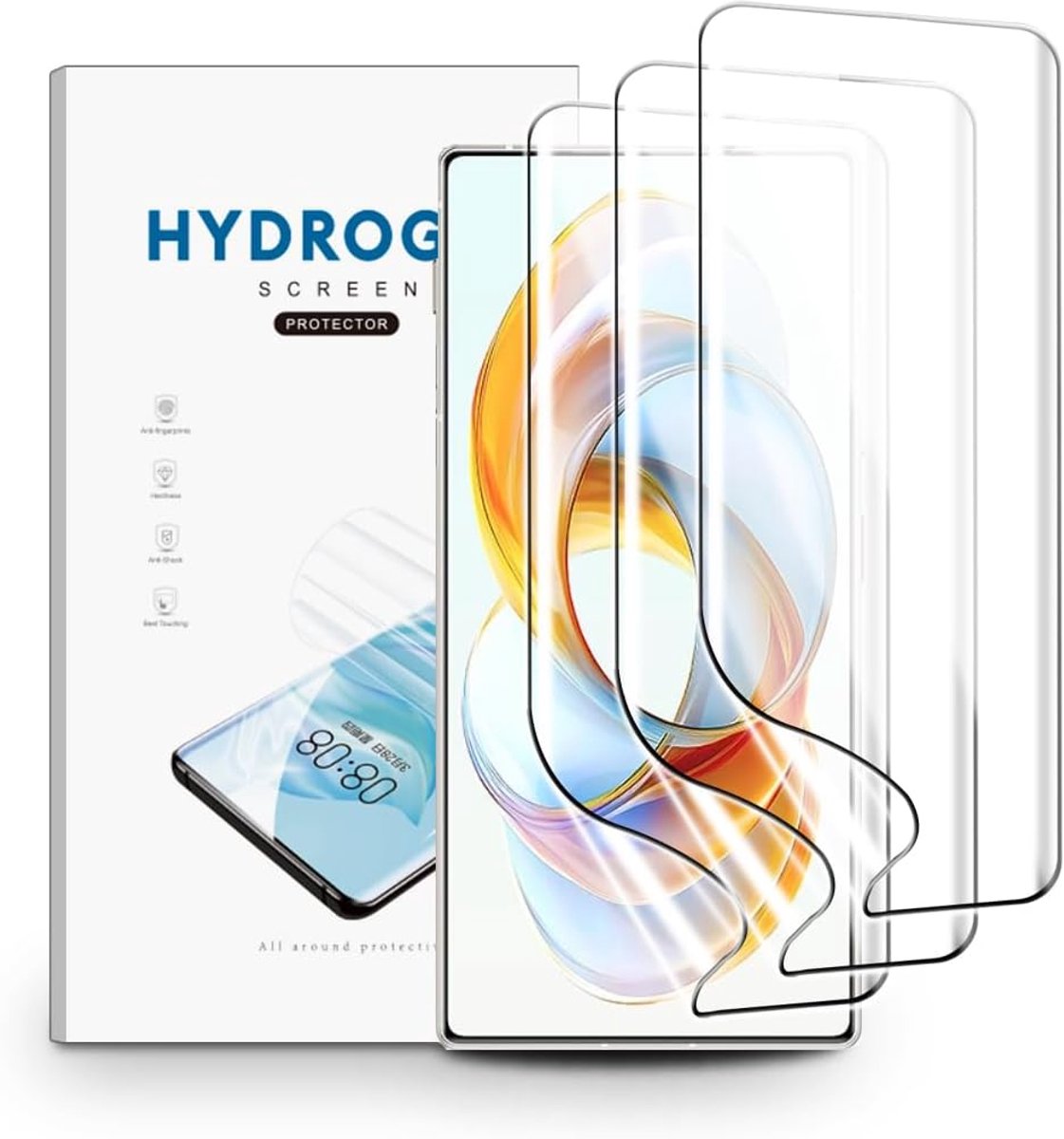 Schermprotector voor Nubia Z70 Ultra, 3 Stuks Schermbeveiliging Ultra Helder, TPU Flexibele Beschermende Zachte Film, Krasvast